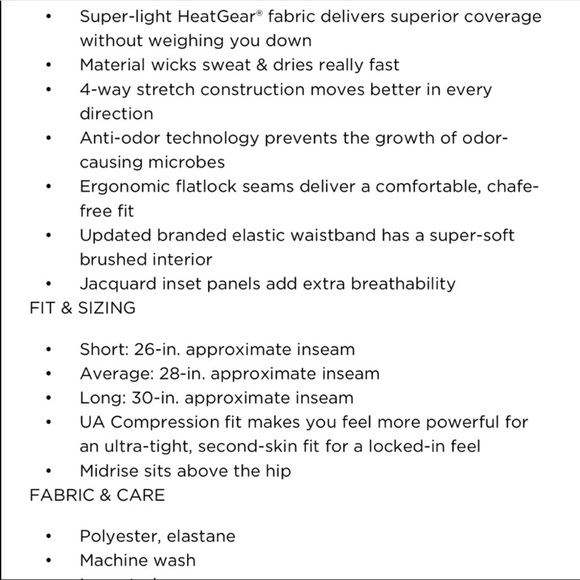 Under Armour Leggings - Picture 5 of 5